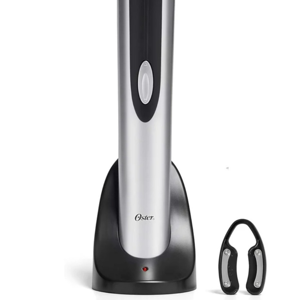 Oster Silver and Black Electric Wine Opener